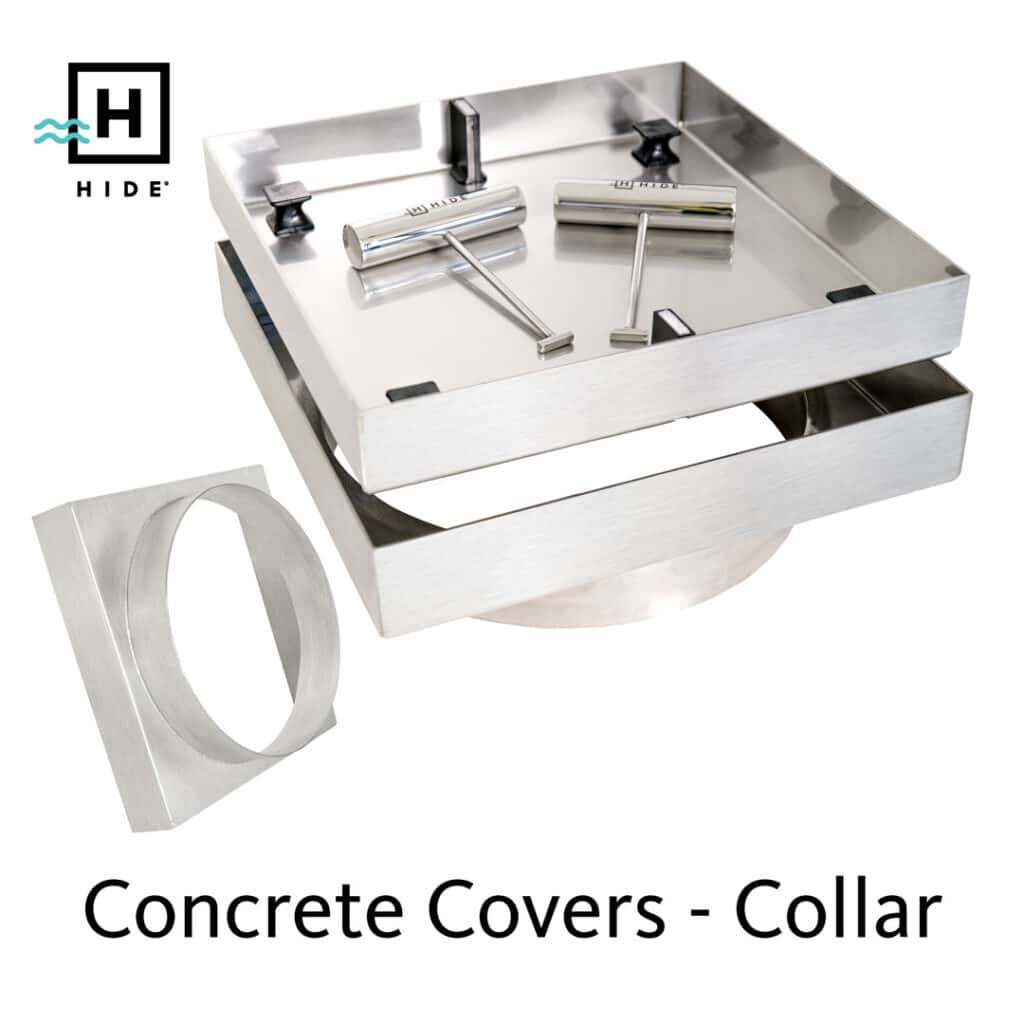 The HIDE Concrete Collar kit makes it easier to bed up the frame while ckeeping the neck free from concrete. Easy From.
The neck comes in two sizes. 270mm and 240mm diameter