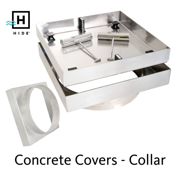 The HIDE Concrete Collar kit makes it easier to bed up the frame while ckeeping the neck free from concrete. Easy From.The neck comes in two sizes. 270mm and 240mm diameter
