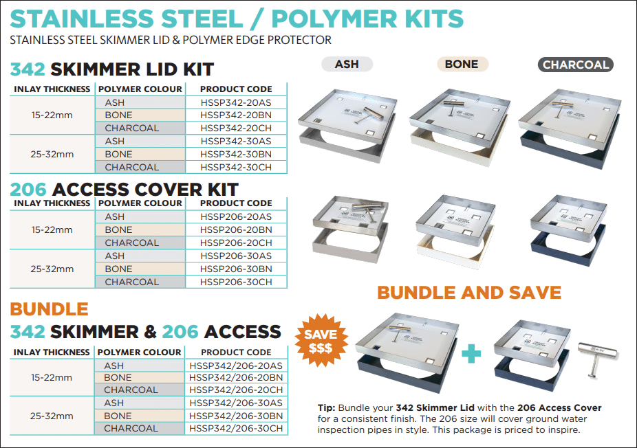 Stainless Steel Polymer Kits